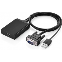 Cáp chuyển VGA to HDMI tích hợp Audio Ugreen UG-40213